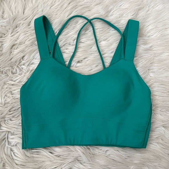 lululemon athletica Other - {Lululemon} Like a Cloud Longline Bra Light Support D/DD Cup in Maldives Green 4